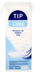 Vata Tip line skládaná 100g - Kosmetika Pro ženy Péče o obličej Odličovače očí a tampóny